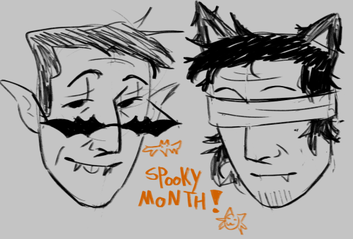 Johnshi As Werewolf Pair? Idk Spooky Season?