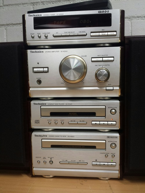 Technics HD501 Compact Component Stereo System, 1999