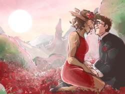 catpngs:  looking back, this performance is where that love that barry and lup cultivated quietly and cautiously over the last half century truly bloomed. @twinsweek​ day 6 (lup ship), an updated version of this piece from last year. (click for better