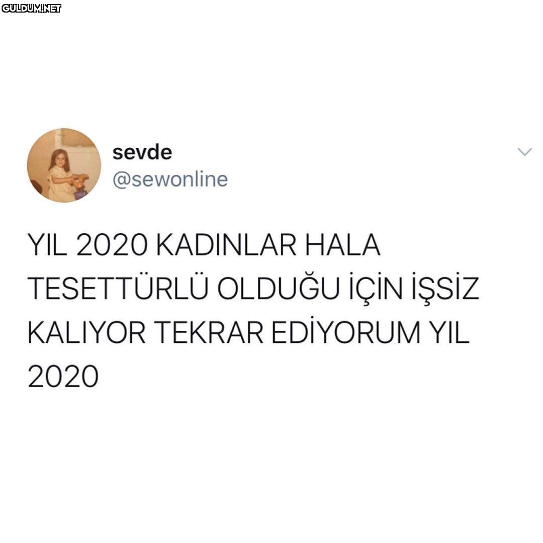 sevde @sewonline YIL 2020...