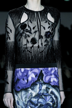 fashioninquality:  Detail at Peter Pilotto Fall Winter 2012 | LFW