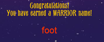 validwarriorcatsnames: frostfur: this is the only memento i have from the old warrior cats website…. rest in peace  foot 