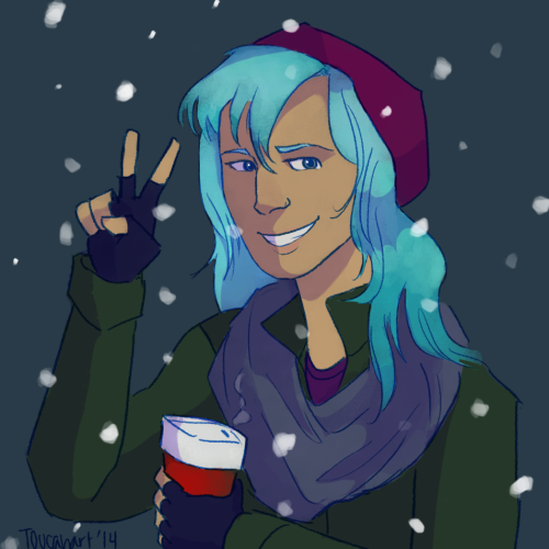 &lsquo;tis the season for drawing other people&rsquo;s ocs.(Runner belongs to bbanditt. I hope she l