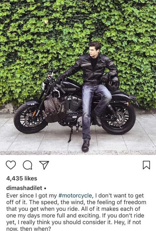 severeminx: ainitsuite-agape:   severeminx:   iamatrashfan:  fuku-shuu:  So someone showed me this guy a while back who’s Kazakh and reminded them of Otabek…and yesterday he shared this post. Well then. ETA: Biker Beka’s back ETA #2: DUDE, JUST