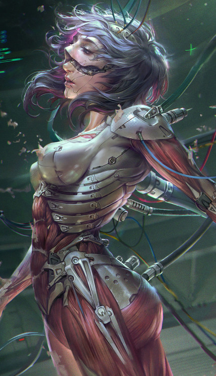 cyberclays: Ghost In The Shell - fan art by jeremy chong