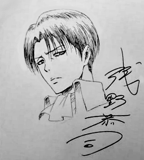 snknews: Chief Animation Director Asano Kyoji Shares New Sketch of Levi SnK Chief