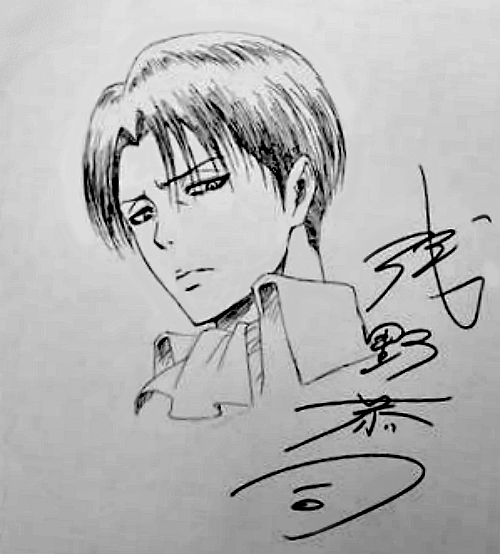 snknews: Chief Animation Director Asano Kyoji Shares New Sketch of Levi SnK Chief Animation Director Asano Kyoji contributed a new sketch of Levi to the WIT Studio Exhibition at DNP Plaza’s Tokyo Anime Center (Top). Needless to say, this one is a much