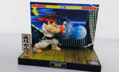doctorbutler:  BigBoyToys Ryu and Ken figurines.Include lights and sounds, and a diorama.( SRK )