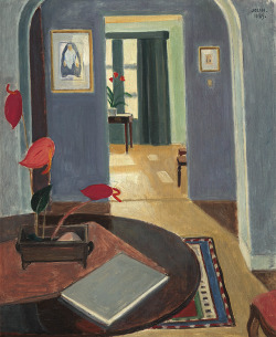 thunderstruck9: Einar Jolin (Swedish, 1890-1976), Room Interior, 1929. Oil on canvas on panel, 65 x 54 cm. via huariqueje 