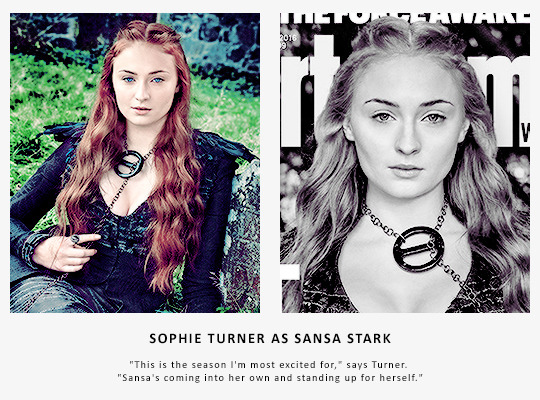 stormbornvalkyrie:    ‘Game of Thrones’ Exclusive EW Portraits 