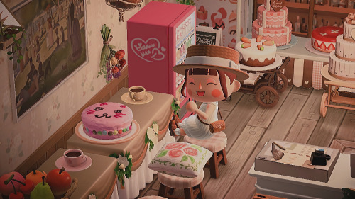 cozydew:♥(ꈍᴗꈍ) having a cup of coffee at marshal’s bakery! designing this was such a joy