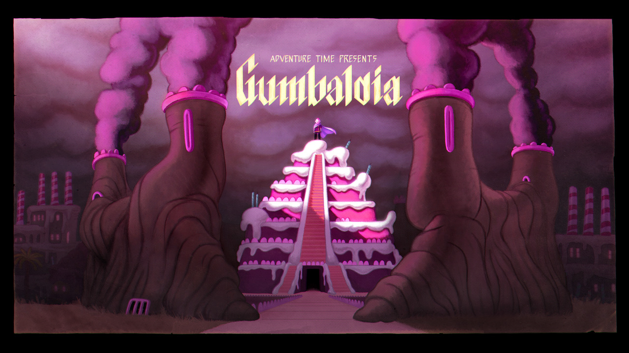Gumbaldia - title carddesigned by Sam Aldenpainted by Benjamin Anderspremieres Sunday,