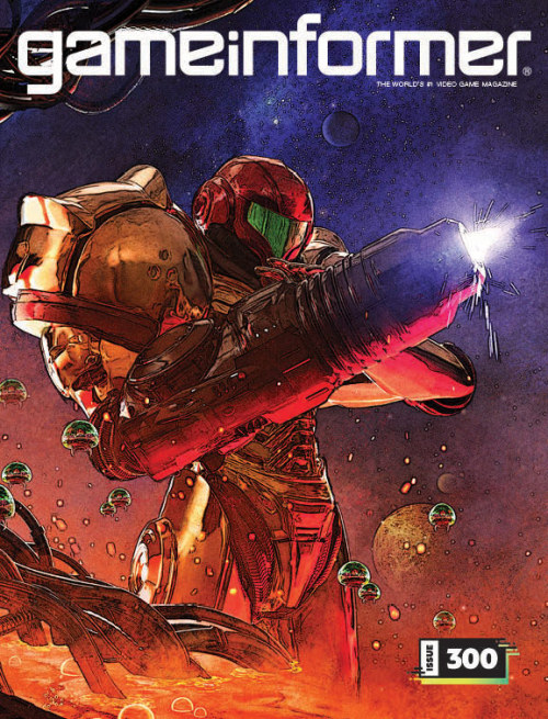 conceptartworld:Check out Game Informer’s 300th issue Metroid cover art created by concept artist Gr