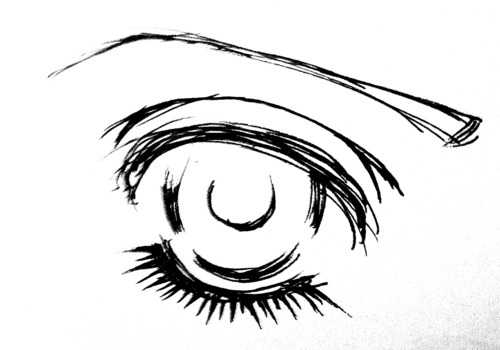 How to draw a sparkly Shoujo-Manga Eye! - Foervraengd