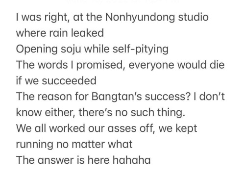 Yoongis Verse In RUN BTS.
