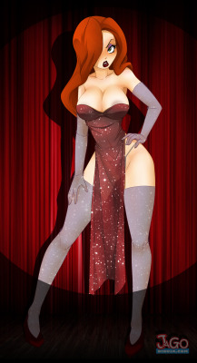 Jagosjunk:  Jessica Rabbit-Take It Off (Fan Art) 