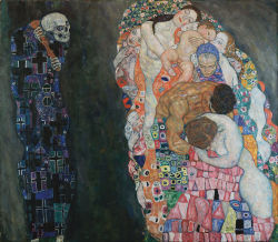 mooreinverts:sexhaver:paintingispoetry:Gustav Klimt, Death and Life, 1915      