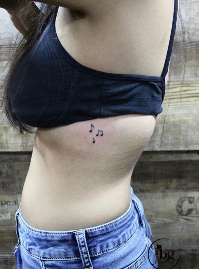 Musical Note Tattoo On Foot  23 Adorable Tattoo Ideas