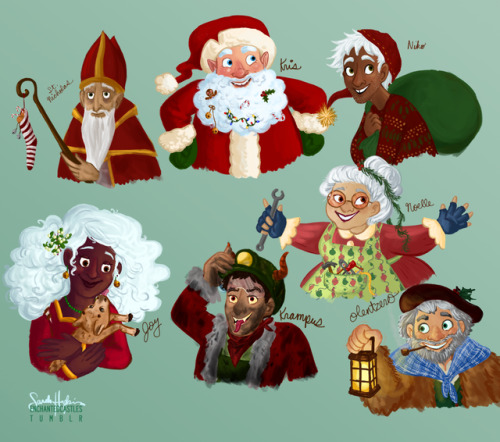 enchantedcastles: Not a lot of people know this, but there’s actually more than one Santa Clau