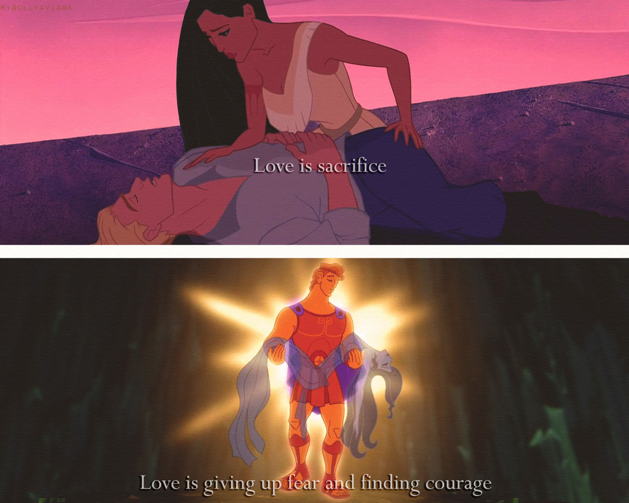 thetasrose:  mydollyaviana:   Disney &amp; Its Lessons of Love    Letting go