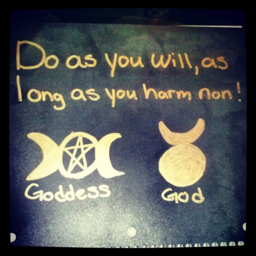 The inside of my note book #harmnon #Goddess #triplegoddess #God #Wiccan #Wicca #witch #pagan #magic