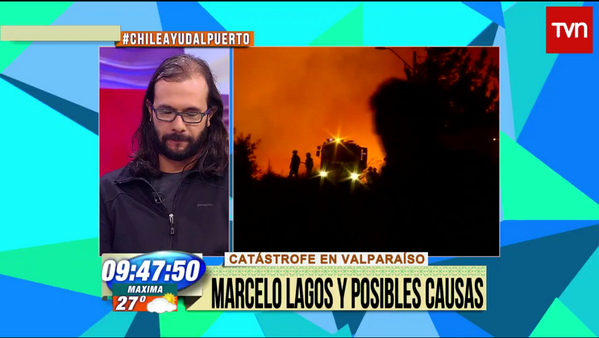 jaidefinichon:  En serio llamaron a este weon pa lo del incendio? Marcelo lagos multiuso