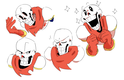 theskeletongames: Papyrus Sketches
