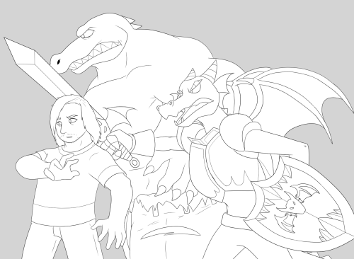 Just A Guy And A Couple Of Scalies.
