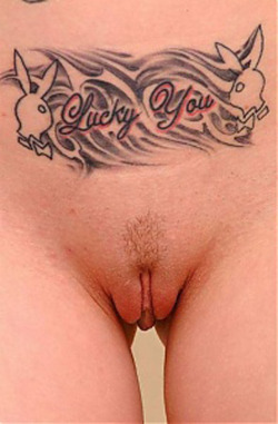 pervertedkinkdom:  #Tattoos#Pussy