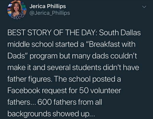 starsberrisnunicorns:‘50 students at Dade Middle School in Dallas had fathers who couldn&rsquo