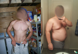 thegreatelector:  100 pound difference between these two photos! I’ll be celebrating with donuts and a shake or two
