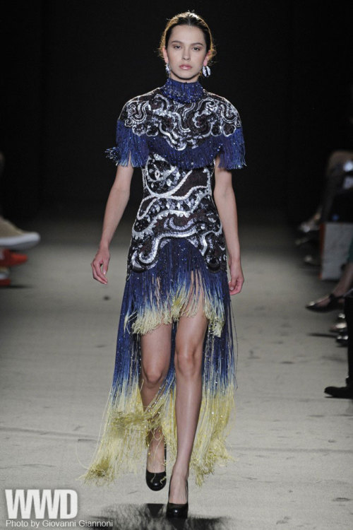 womensweardaily:   Laurence Xu Fall Couture 2013  