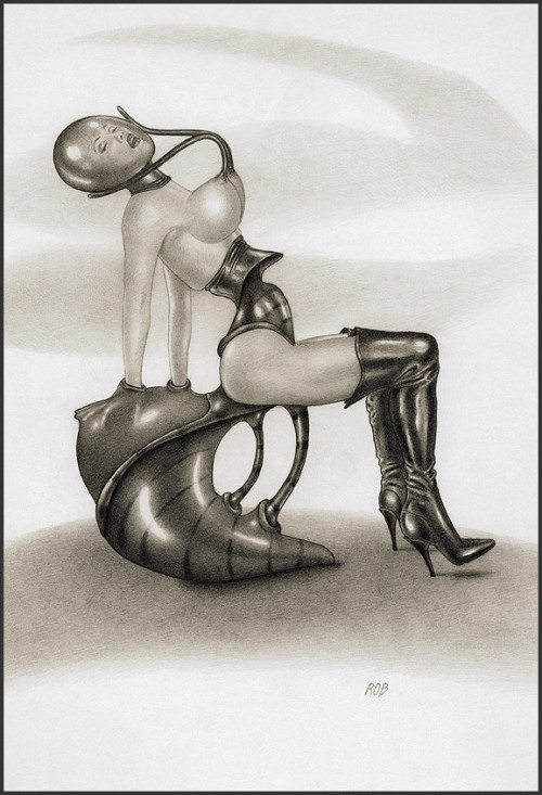 slow-deep-hard:  ROB • Alice In Rubberland • Traditional Arts; Pencil.