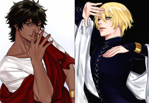 since i can’t draw them in jojo style, i’ll just draw them posing