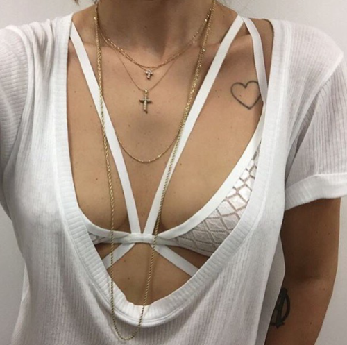 forloveanlemons:For Love and Lemons Love you knot bondage bralette