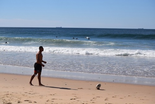 St George Illawarras at the beach 