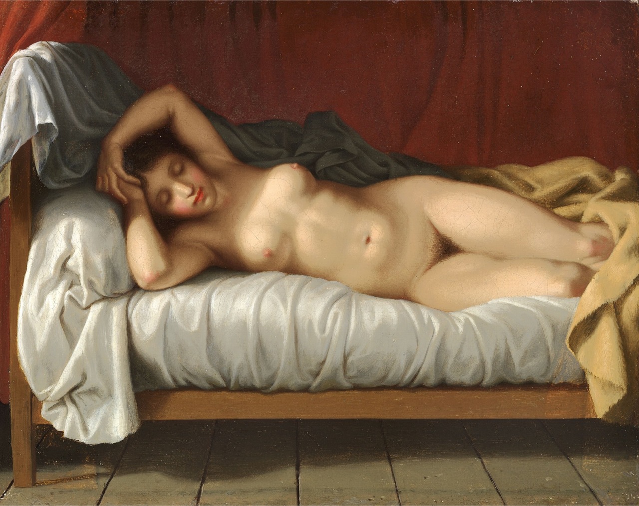 artbeautypaintings:  Nude - Christoffer Wilhelm Eckersberg 