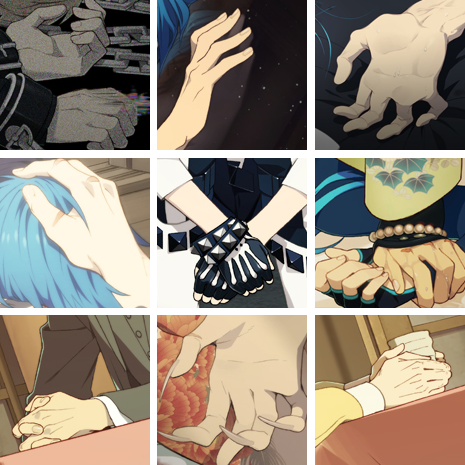 bara-mink:  DRAMAtical Murder + Re:Connect: HandsDownload Individual Icons Here.