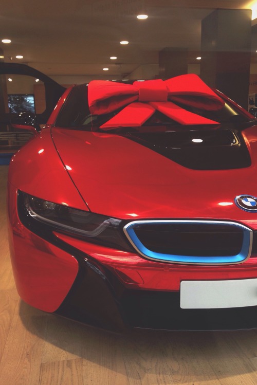 londonautomotive:Chrome Red BMW i8 - Merry Christmas!