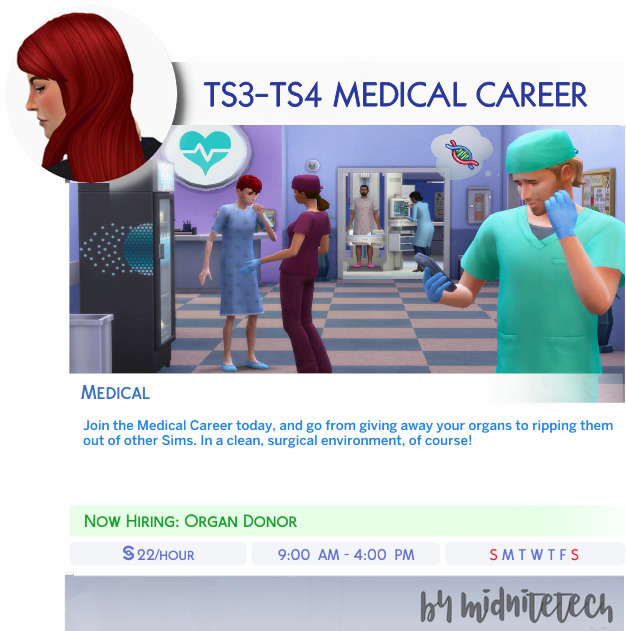 the sims 4 get to work doctor