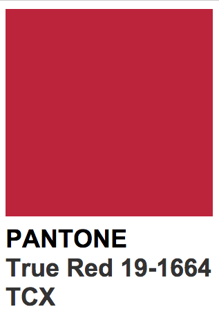 Pantone TCX True Red