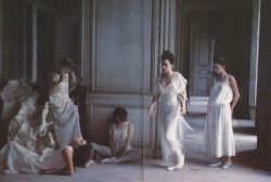 bodyfluids:photographed by Deborah Turbeville