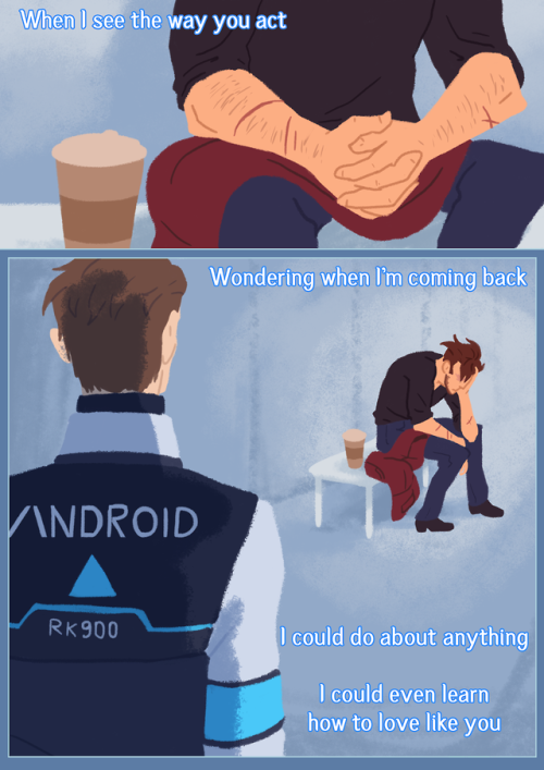 gavinisqueertbh:minasnorma:Hey, I finished a thing !This is my DBH Easter Exchange piece for @octos-