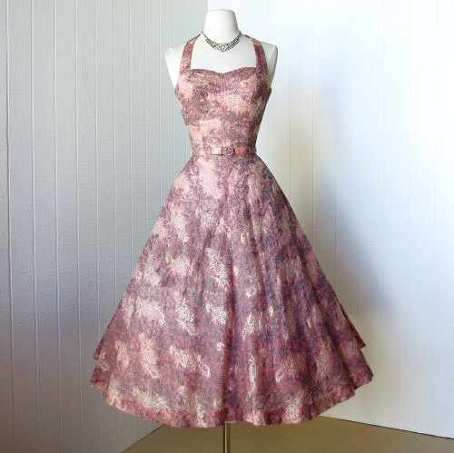 retro-girl811:  Floral Cocktail Dresses  So many choices for my new spring dress&hellip;..