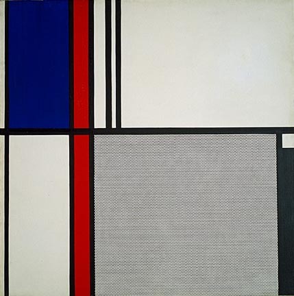 Nonobjective II, 1964, Roy LichtensteinSize: 121.9x121.9 cmMedium: magna, canvas