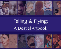 diminuel:  kamicom: thedestielartbook:  Falling and Flying is an art book dedicated to the love we’ve felt for Dean Winchester and Castiel! They’ve carried us through hard times, gave us hope when we had none, and brought us all a little extra joy.
