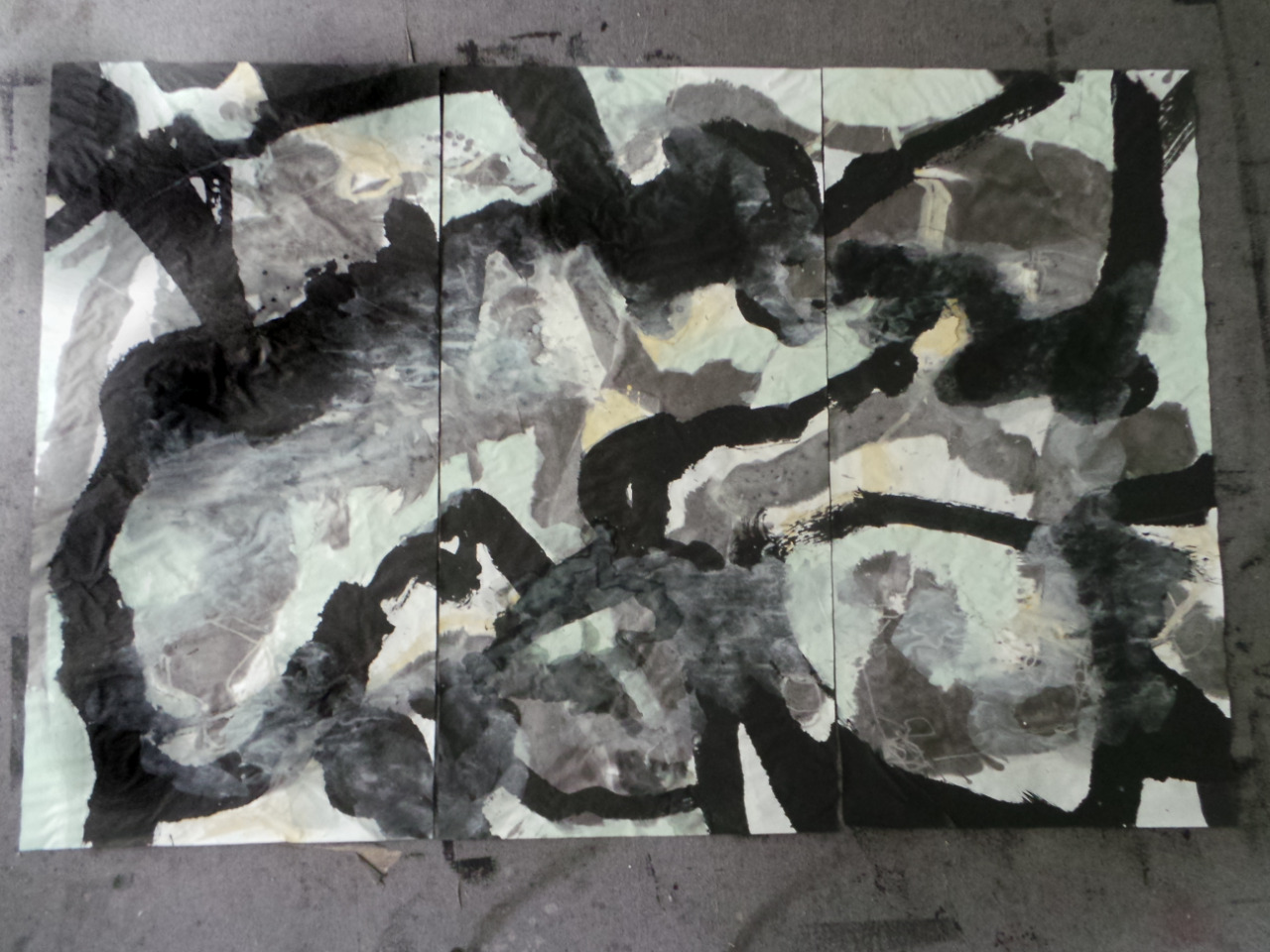 Paul Lorenz
Untitled
Ink and gouache on rice paper
136 x 204 cm
Shangyuan Art Museum, 2014