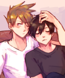 kouhika: Sleepy BFs