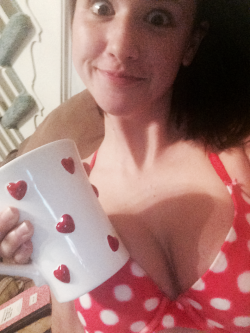 fitnfreaky:  My coffee matches my bra, that’s a reason to take a pic right?