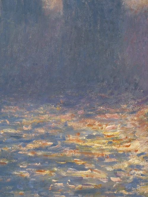 Claude Monet, Houses of Parliament, Sunlight Effect (detail)